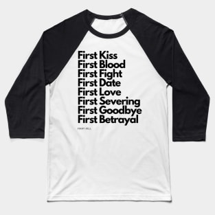 First Kill Episode Titles Baseball T-Shirt